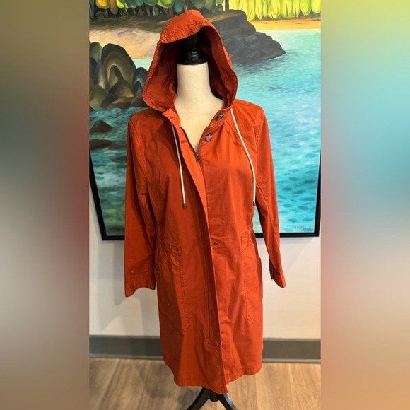 J Jill Lightweight Anorak in Bittersweet Rust - Picture 5 of 11